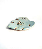 Personalized Monstera Leaf Ring Dish