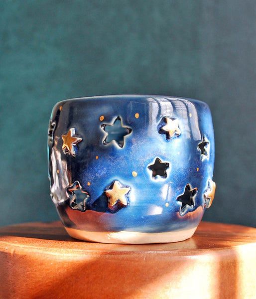 Luminary - Blue and Gold Stars