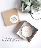 Personalized Initial Ring Dish