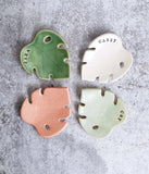 Personalized Monstera Leaf Ring Dish