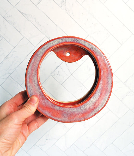 Air Plant Holder - Pink Wall Hanging