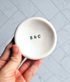 Personalized Initial Ring Dish