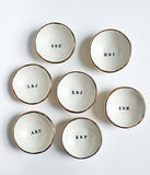 Personalized Initial Ring Dish