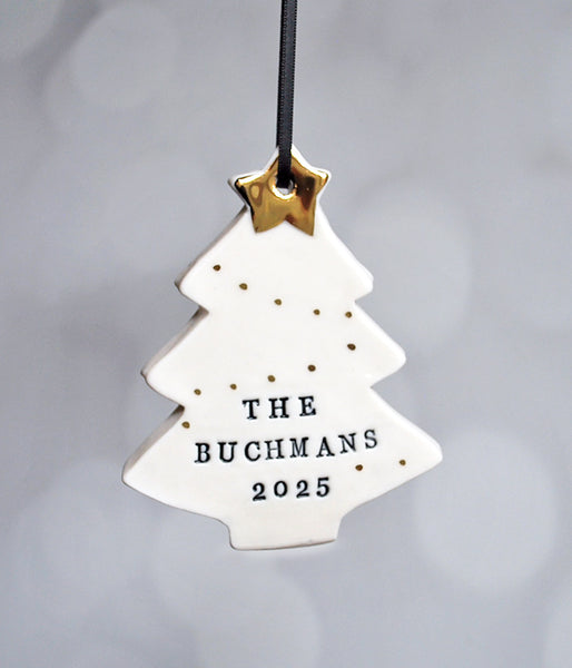 Christmas Tree Ornament - Personalized