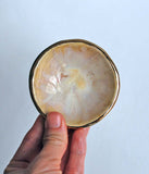 Tiny Gold Ring Dish - Neutral Sparkle