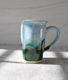 Green and Blue Tall Mug