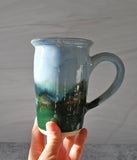 Green and Blue Tall Mug