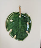 Green Monstera Wall Hanging - Large