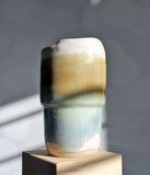 Travel Tumbler Small - Cream Green Brown