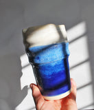 Travel Tumbler Small - Blue and White