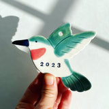 Hummingbird Ornament, Personalized