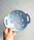 Berry Bowl - Light Blue Fish Design with saucer