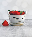 Berry Bowl - Light Blue Fish Small