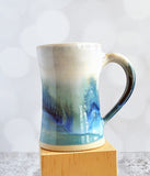 Mug - Blue Crystal and White