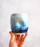 Dark Blue and Turquoise Tumbler