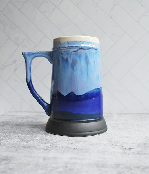 Beer Stein - Blue