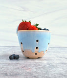 Berry Bowl - Small Blue with handle