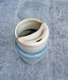 Travel Tumbler - Cream Blue Green