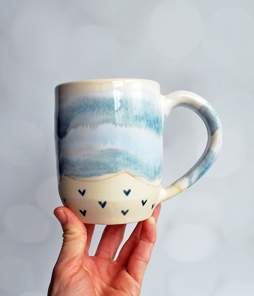 Blue Heart Mug