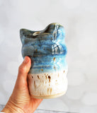 Straw Tumbler - Blue and Speckle