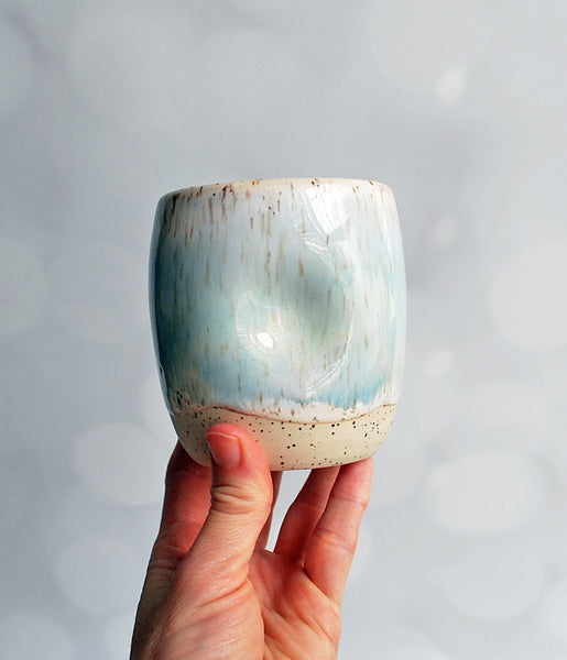 Blue Speckle Tumbler