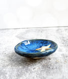Blue and White Starfish Ring Dish