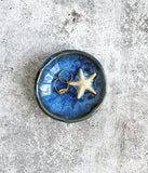 Blue and White Starfish Ring Dish