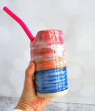 Straw Tumbler - Blue Sunset