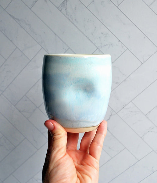 Light Aqua and Blue Tumbler