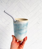 Straw Tumbler - Blue