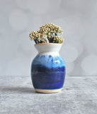 Vase - White and Blue