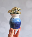 Vase - White and Blue