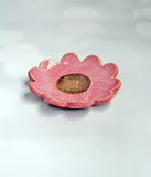 Pink Flower Jewelry Dish