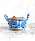 Preorder - Berry Bowl - Dark Blue Fish Small