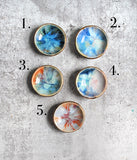 Tiny Gold Ring Dish - Multicolored Sparkle Dish
