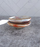 Tiny Gold Ring Dish - Pink Sparkle Dish