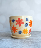 Planter - Flower Pattern - Large