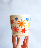 Planter - Flower Pattern - Small