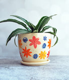 Planter - Flower Pattern - Large