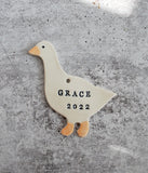 Goose Ornament, Personalized