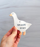 Goose Ornament, Personalized