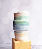 Travel Tumbler - Cream Green Blue