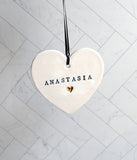 Heart Ornament - Personalized