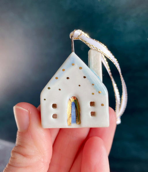 Mini House Ornament - House #3