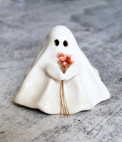 Large Ghost - Holding Flowers