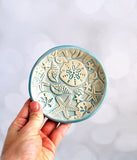 Seashell Ring Dish - Blue