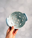 Preorder - Berry Bowl - Light Blue Fish Small