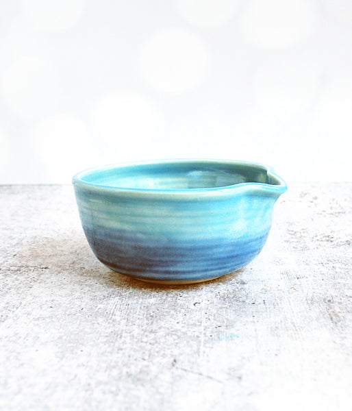 Blue and Aqua Matcha Bowl