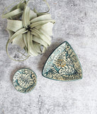 Monstera Triangle Jewelry Dish - Medium