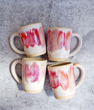Bright Coffee Mug - Cream, Pink, Orange